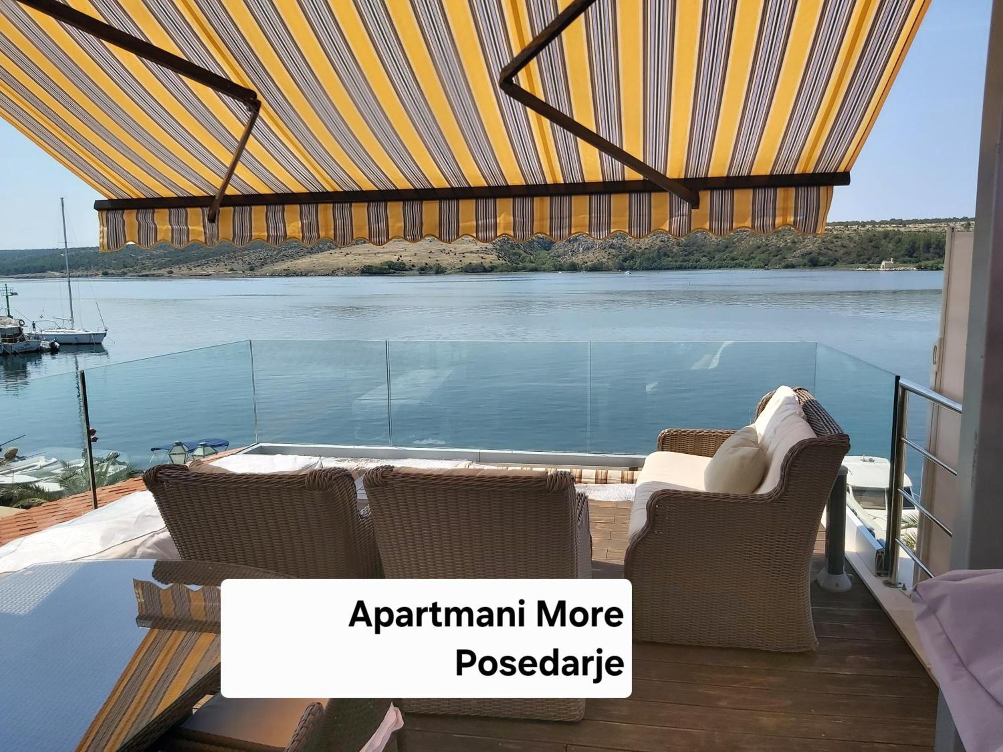 Luxury Apartment By The Sea With Private Whirlpool And Terrace 50M2 Posedarje Luaran gambar
